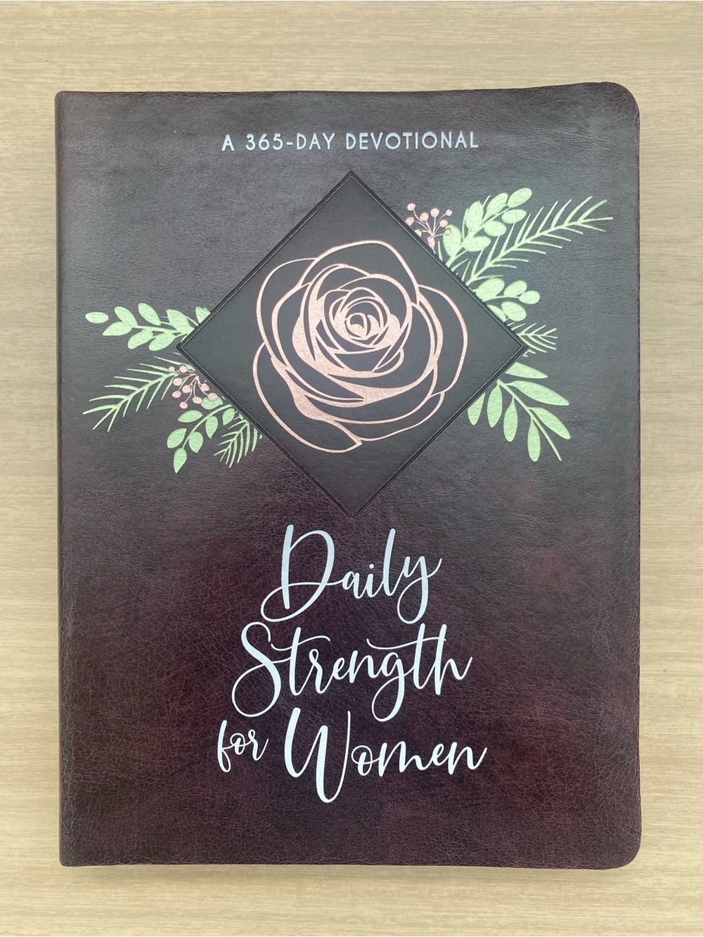 Daily Strength for Women Christian Devotional - Brown Floral Cover